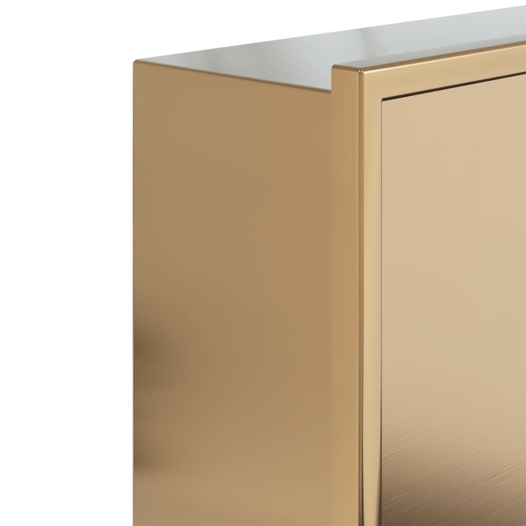 Shower Niche Brushed Gold 62x32x9 cm Stainless Steel