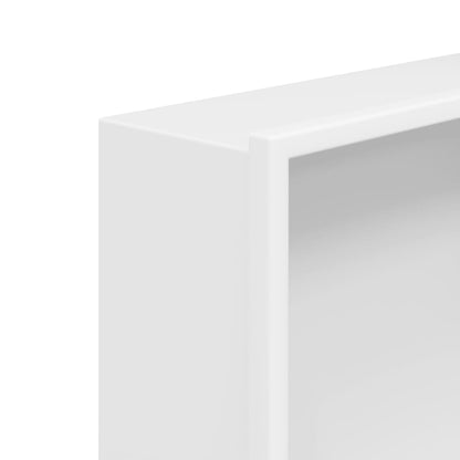 Shower Niche Matt White 32x62x9 cm Stainless Steel