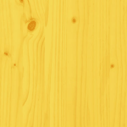 Adirondack Chair with Ottoman Yellow Solid Wood Fir