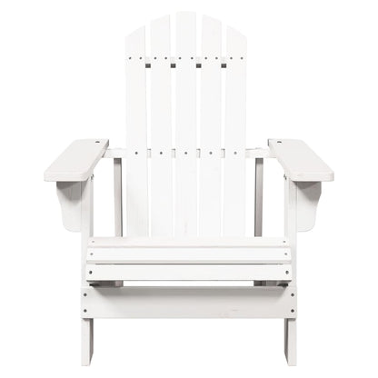 Adirondack Chair White 69x85x90.5 cm Solid Wood Fir