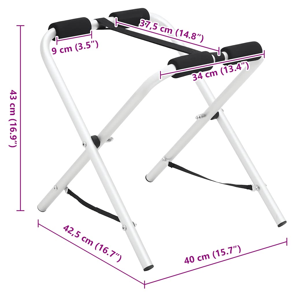Kayak Stand Foldable 2 pcs 70 kg Aluminium