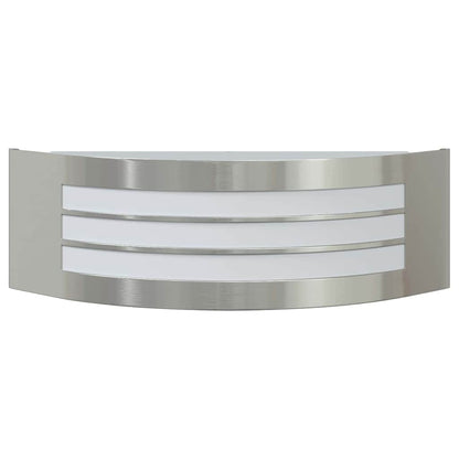 Outdoor Wall Light Silver 32 x 10 x 10 cm Stainless steel