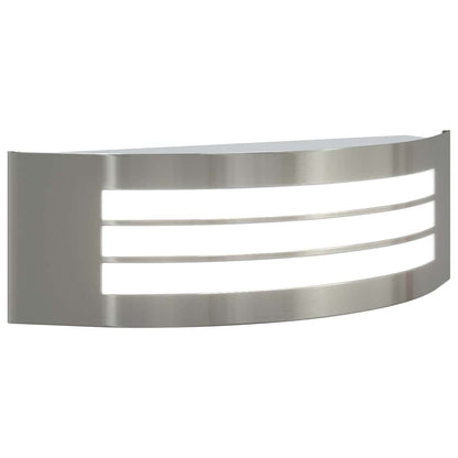 Outdoor Wall Light Silver 32 x 10 x 10 cm Stainless steel