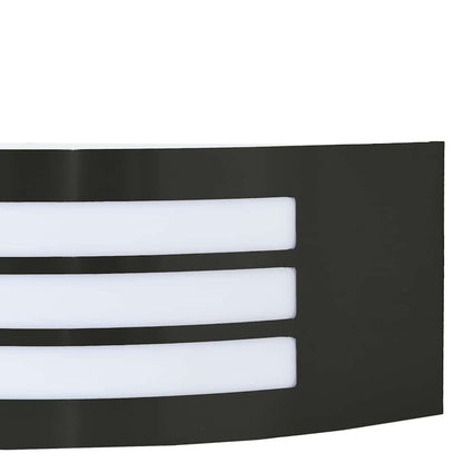 Outdoor Wall Light Black 32 x 10 x 10 cm Stainless steel