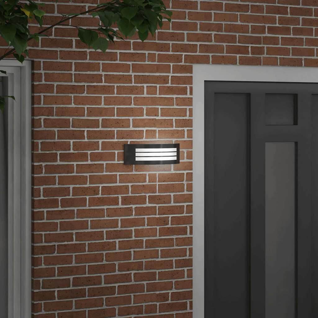 Outdoor Wall Light Black 32 x 10 x 10 cm Stainless steel