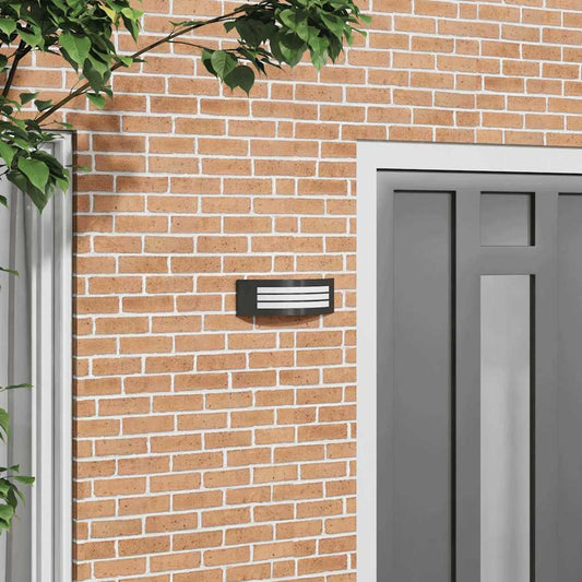 Outdoor Wall Light Black 32 x 10 x 10 cm Stainless steel