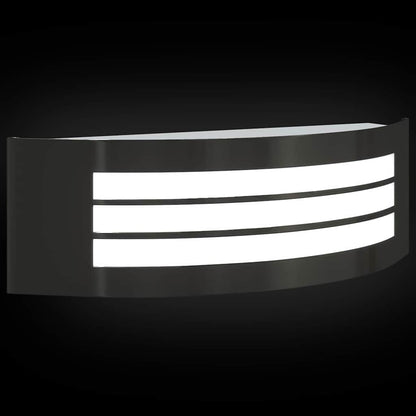 Outdoor Wall Light Black 32 x 10 x 10 cm Stainless steel