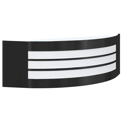 Outdoor Wall Lights 2 pcs Black 32 x 10 x 10 cm Stainless steel