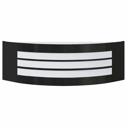 Outdoor Wall Lights 2 pcs Black 32 x 10 x 10 cm Stainless steel
