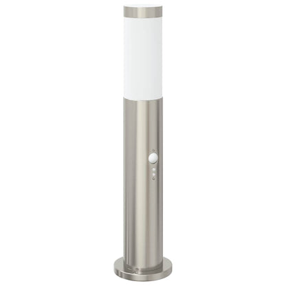 Bollard Lights with Sensor 3pcs 50 cm Stainless Steel IP44