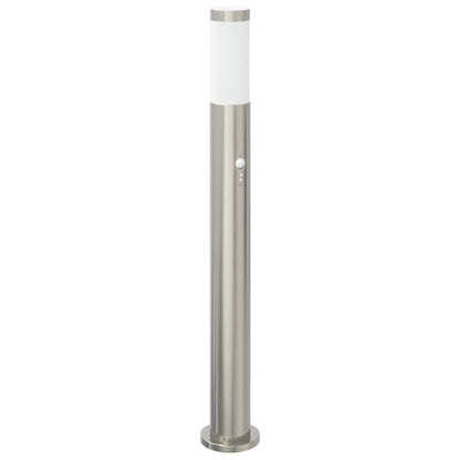 Bollard Light with Sensor 80 cm Stainless Steel IP44