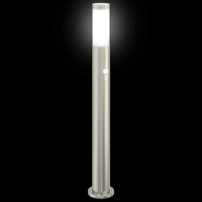 Bollard Light with Sensor 80 cm Stainless Steel IP44