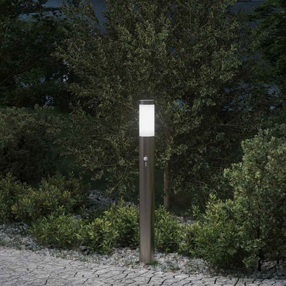 Bollard Light with Sensor 80 cm Stainless Steel IP44