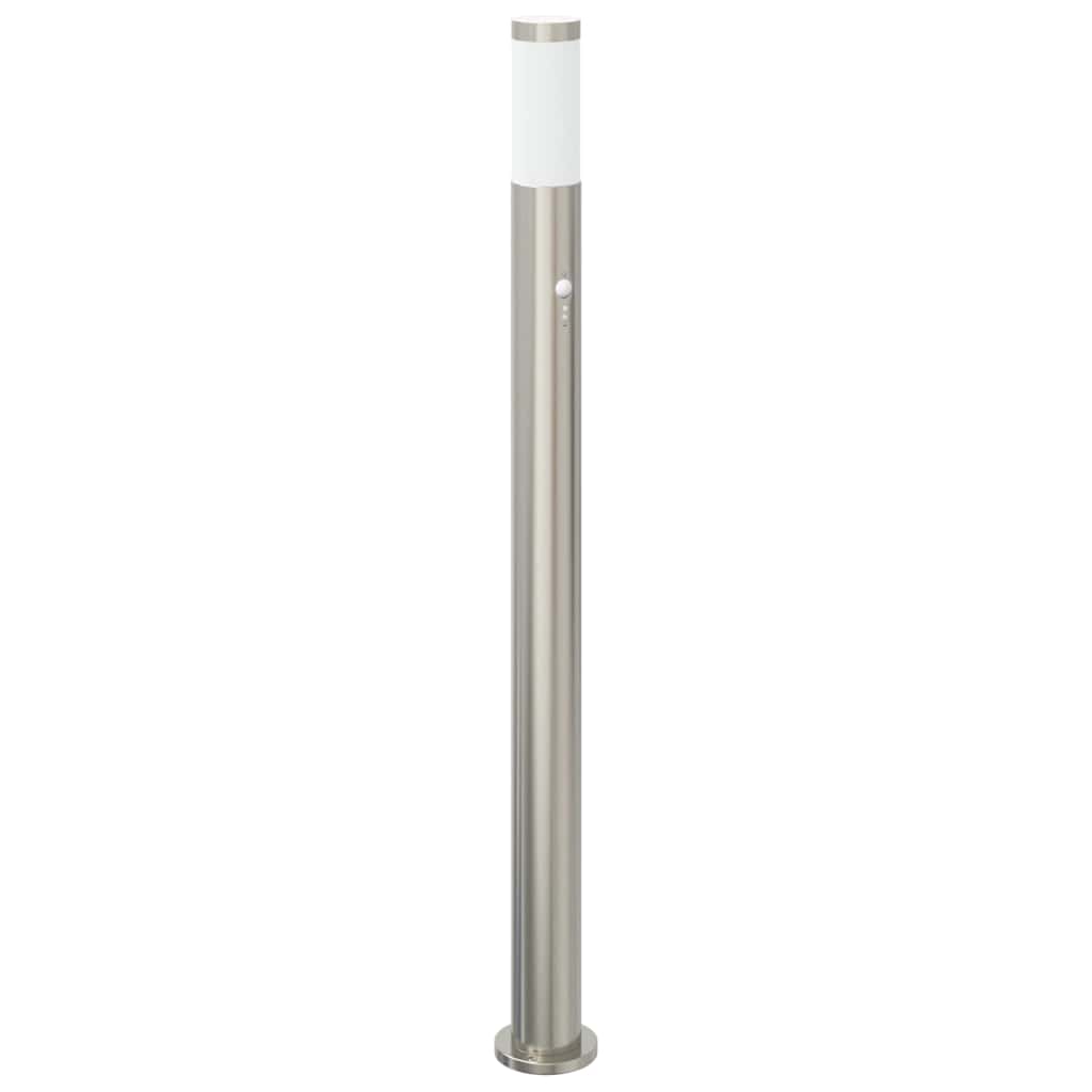 Bollard Light with Sensor 110 cm Stainless Steel IP44