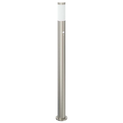 Bollard Light with Sensor 110 cm Stainless Steel IP44