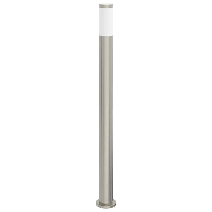Bollard Light with Sensor 110 cm Stainless Steel IP44
