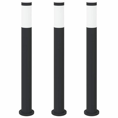 Bollard Lights 3pcs 80 cm Stainless Steel IP44