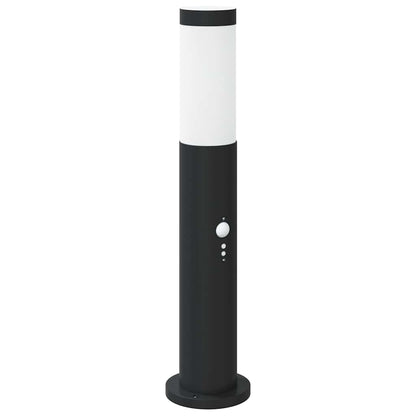 Bollard Lights with Sensor 3pcs 50 cm Stainless Steel IP44