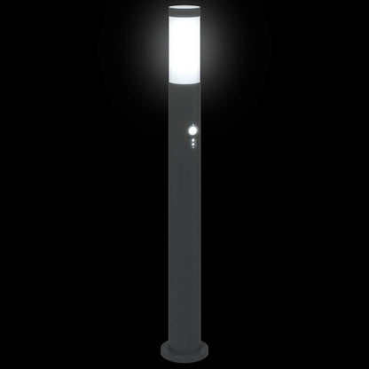 Bollard Light with Sensor 80 cm Stainless Steel IP44