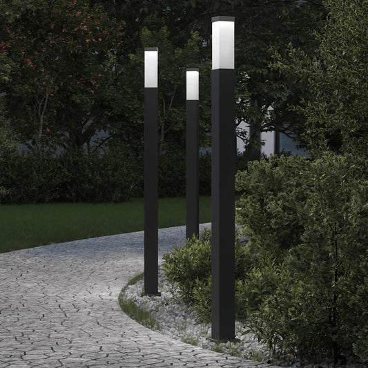 Bollard Lights 3 pcs 110 cm Black IP44