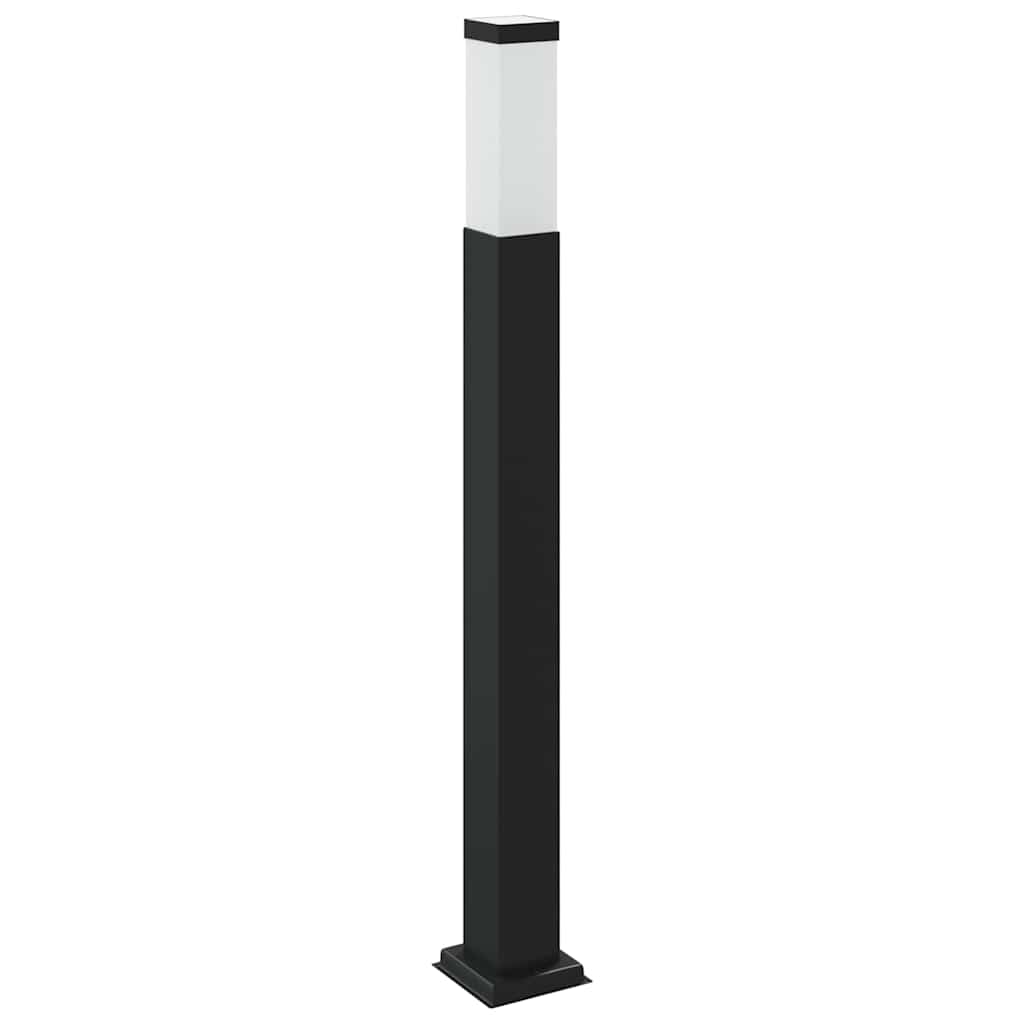 Bollard Light with Outlet 80 cm Black IP44