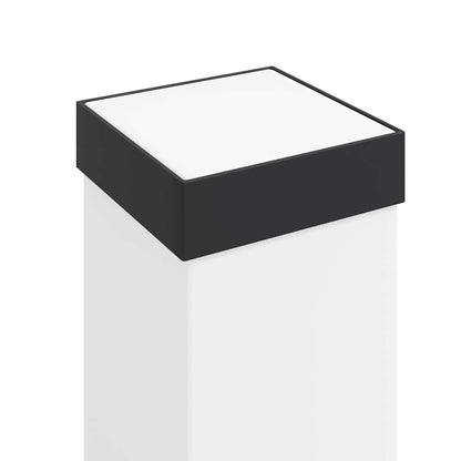 Bollard Light with Outlet 80 cm Black IP44