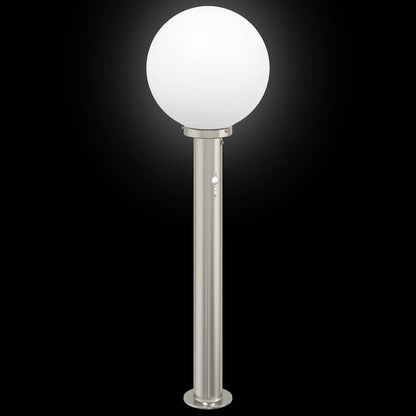 Bollard Light with Sensor 80 cm Stainless Steel IP44