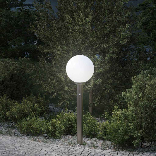 Bollard Light with Sensor 80 cm Stainless Steel IP44