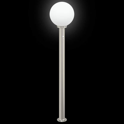 Bollard Lights with Sensor 3 pcs 120 cm Stainless Steel IP44