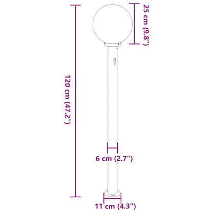 Bollard Lights with Sensor 3 pcs 120 cm Stainless Steel IP44