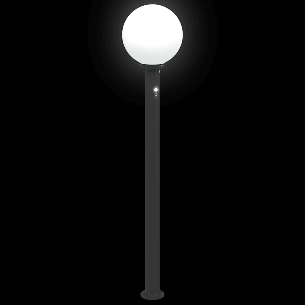 Bollard Light with Sensor 120 cm Black IP44