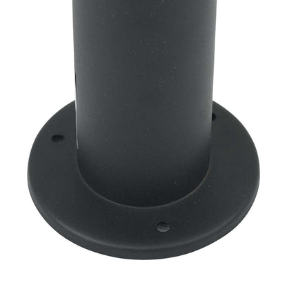 Bollard Lights with Sensor 3 pcs 120 cm Black IP44
