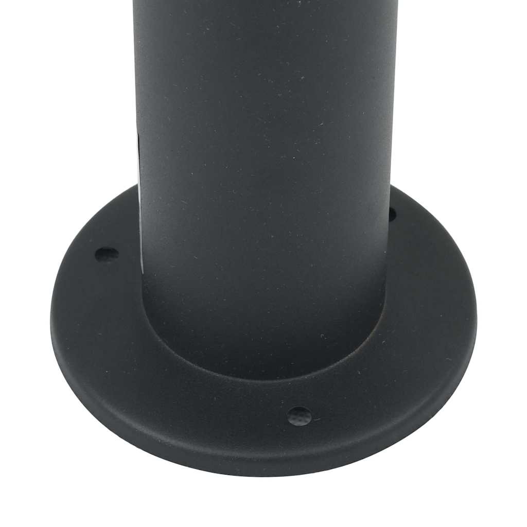 Bollard Lights with Outlet 3 pcs 80 cm Black IP44