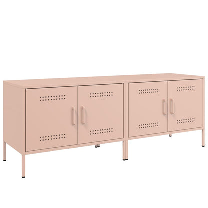 TV Cabinets 2 pcs Pink 68x39x50.5 cm Steel