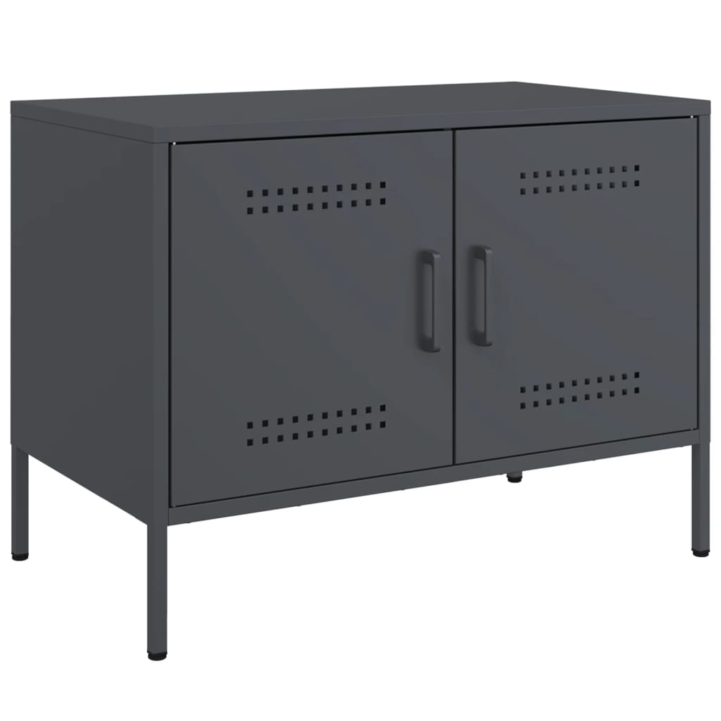 TV Cabinets 2 pcs Anthracite 68x39x50.5 cm Steel