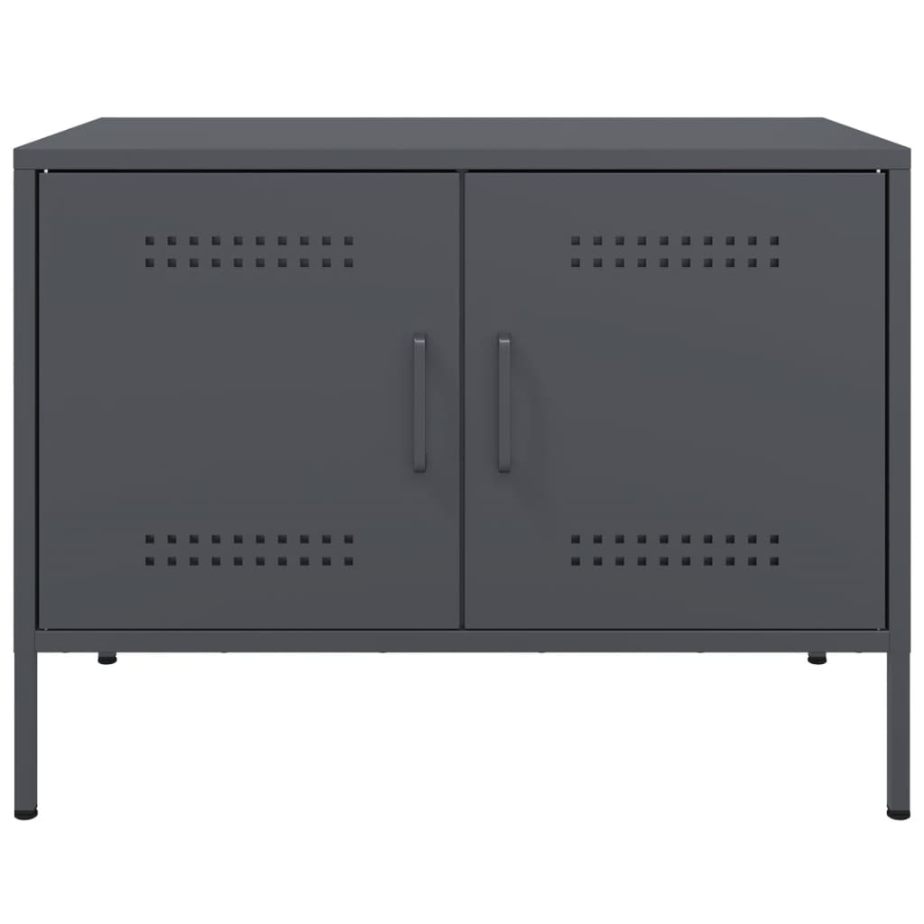 TV Cabinets 2 pcs Anthracite 68x39x50.5 cm Steel
