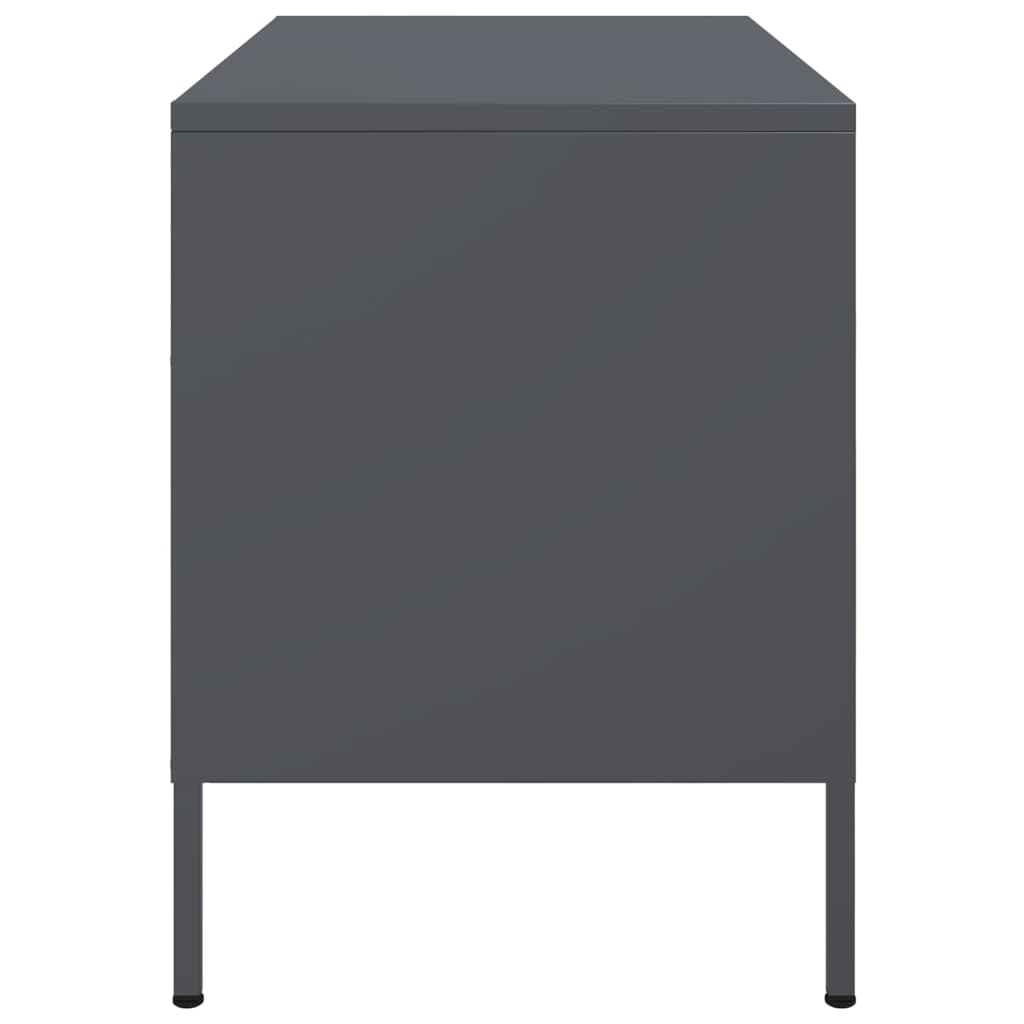 TV Cabinets 2 pcs Anthracite 68x39x50.5 cm Steel