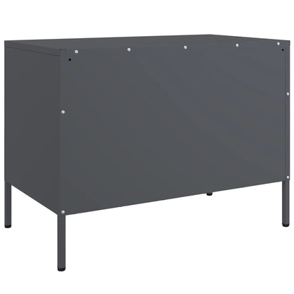 TV Cabinets 2 pcs Anthracite 68x39x50.5 cm Steel