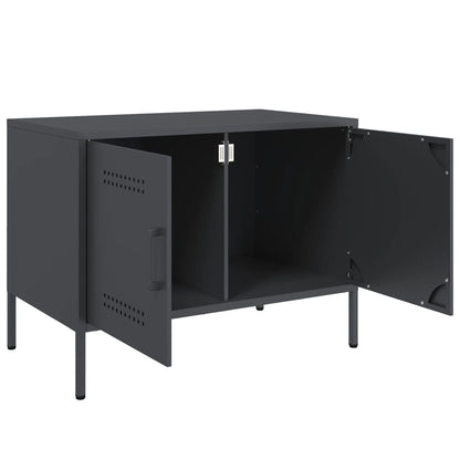 TV Cabinets 2 pcs Anthracite 68x39x50.5 cm Steel