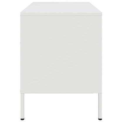 TV Cabinets 2 pcs White 68x39x50.5 cm Steel
