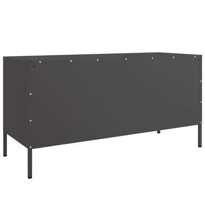 TV Cabinet Black 100.5x39x50.5 cm Steel