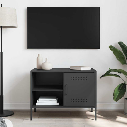 TV Cabinet Black 68x39x50.5 cm Steel