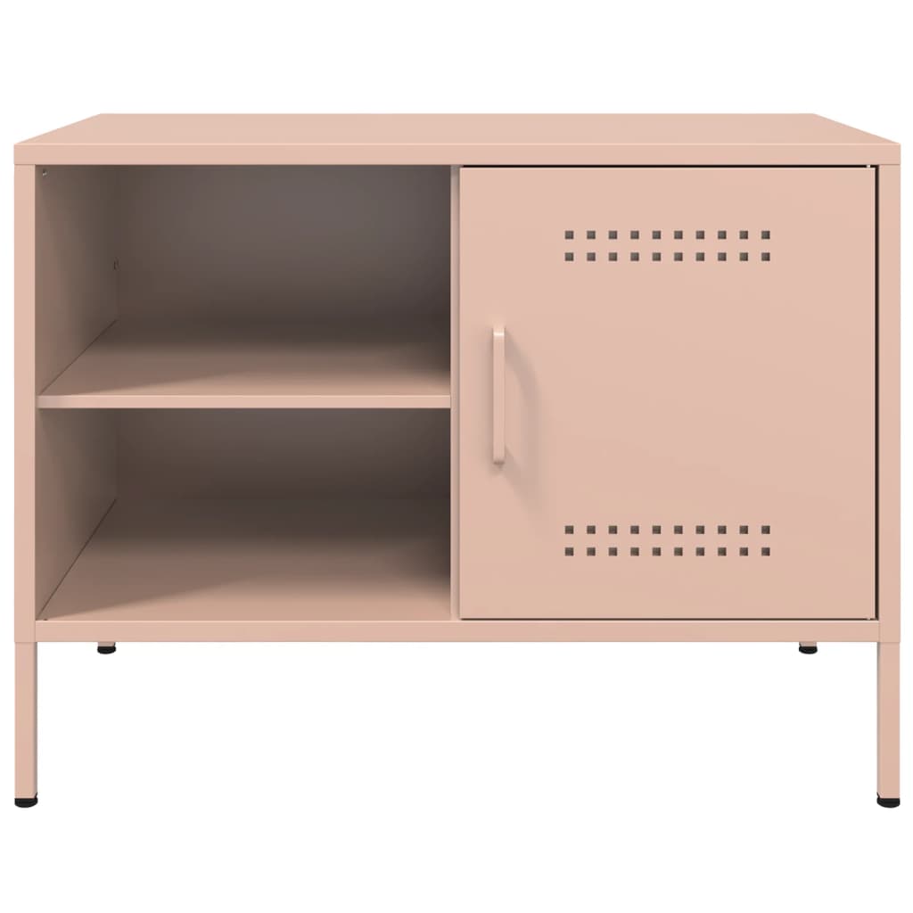 TV Cabinets 2 pcs Pink 68x39x50.5 cm Steel