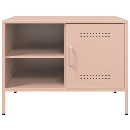 TV Cabinets 2 pcs Pink 68x39x50.5 cm Steel