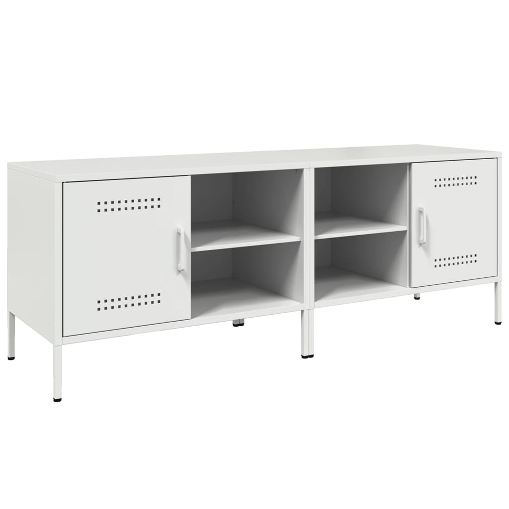 TV Cabinets 2 pcs White 68x39x50.5 cm Steel