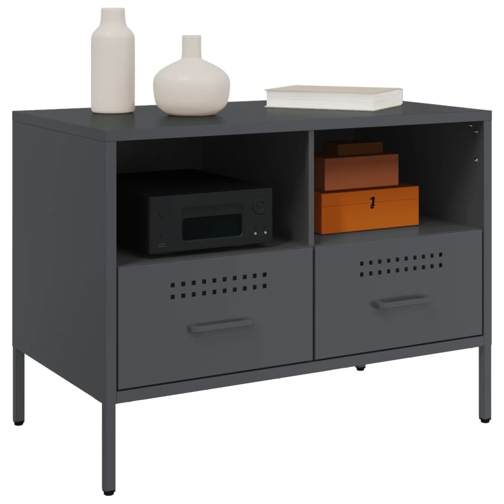 TV Cabinet Anthracite 68x39x50.5 cm Steel