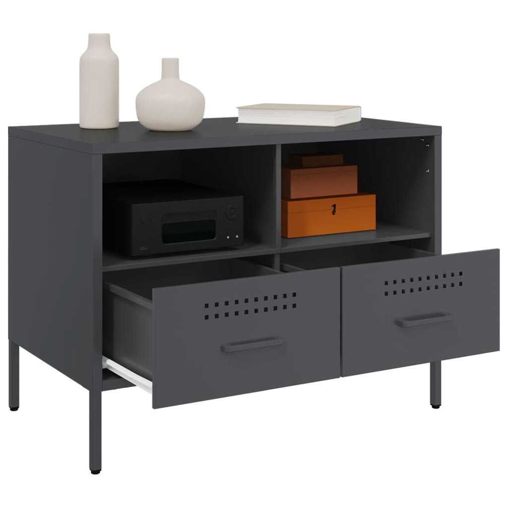TV Cabinet Anthracite 68x39x50.5 cm Steel