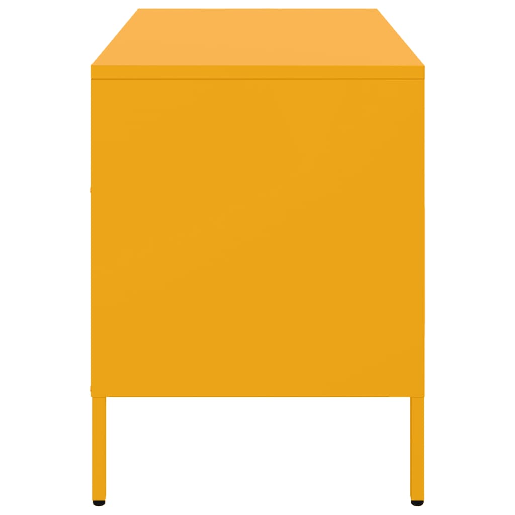 TV Cabinet Mustard Yellow 68x39x50.5 cm Steel