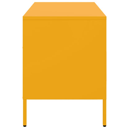 TV Cabinet Mustard Yellow 68x39x50.5 cm Steel
