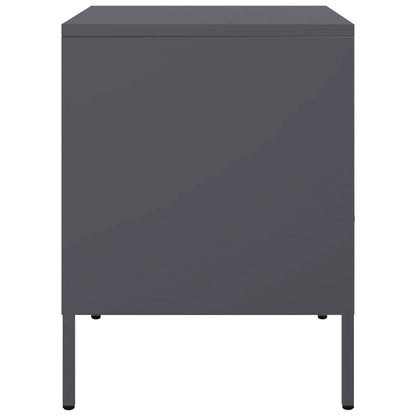 Bedside Cabinets 2 pcs Anthracite 36x39x50.5 cm Steel